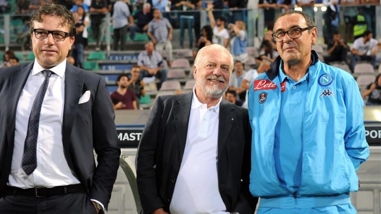 Sarri, De Laurentiis e la clausola: la situazione