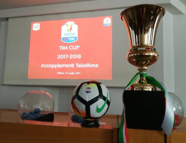 Tabellone Coppa Italia 2017/2018, ecco i possibili accoppiamenti