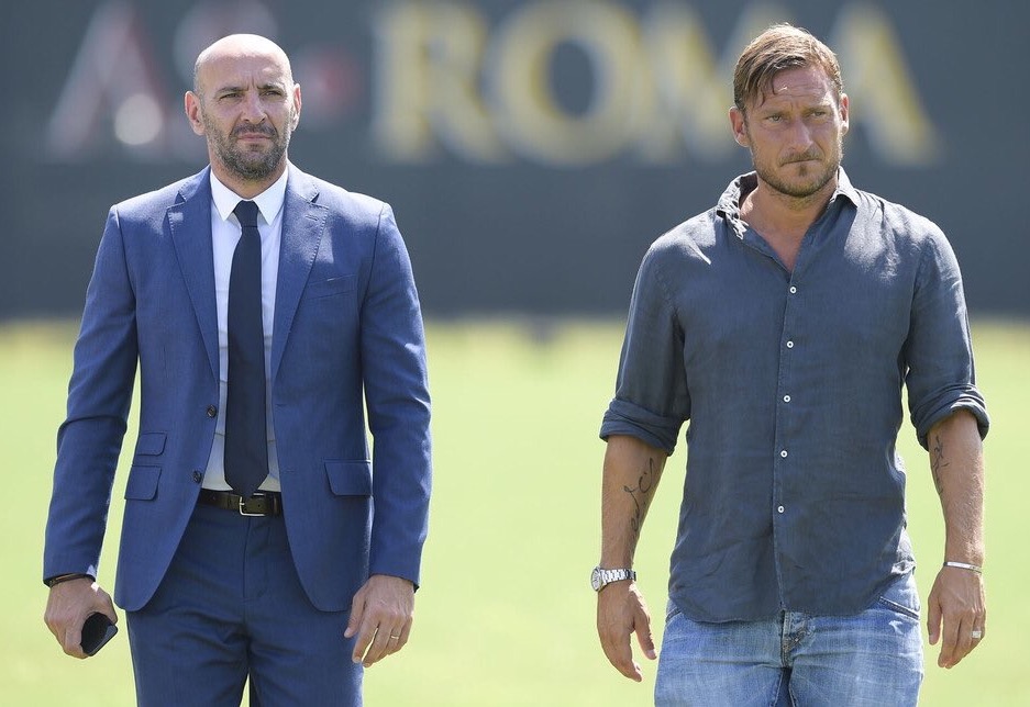 Monchi e Totti, Roma 2017/18