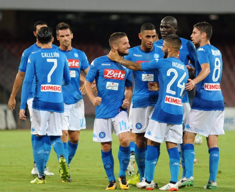 Esultanza Napoli 2017/18