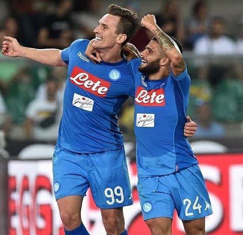 Milik e Insigne, Napoli 2017/18