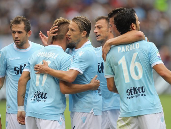 Esultanza Lazio 2017/18