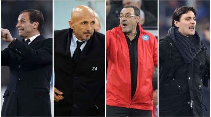 Allenatori big di Serie A, 2017-2018