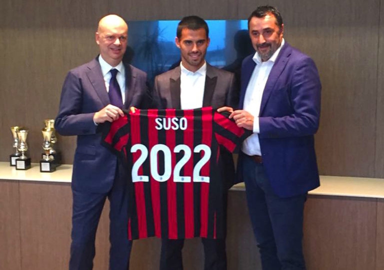 Suso rinnova il contratto con il Milan fino al 2022