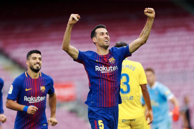 Sergio Busquets, Barcellona 2017/18